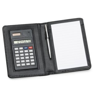 BLOCO DE ANOTAÇÕES COM CALCULADORA E CANETA