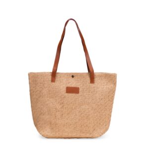 BOLSA PALHA TRANÇADA
