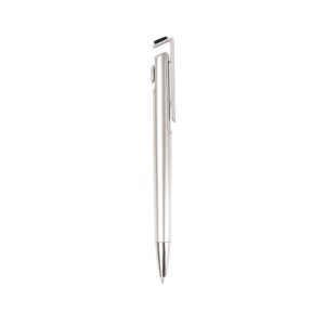 CANETA PLÁSTICA COM SUPORTE PARA CELULAR