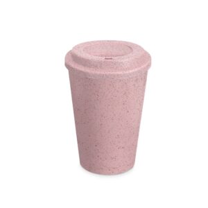 COPO FIBRA DE ARROZ C/ TAMPA 400ML