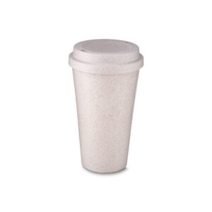 COPO FIBRA DE ARROZ C/ TAMPA 550ML