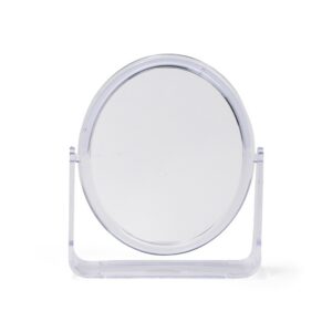 ESPELHO DE MESA OVAL PLÁSTICO