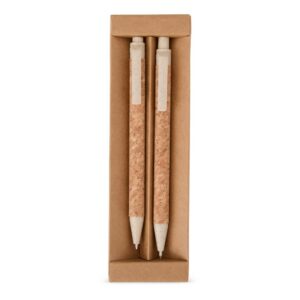 KIT ECOLÓGICO CANETA E LAPISEIRA CORTIÇA