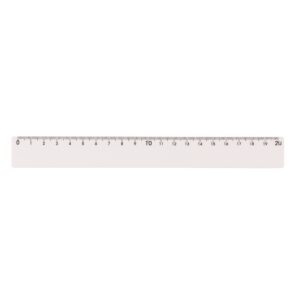 RÉGUA PLÁSTICA 20CM