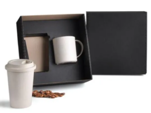 Kit Com Copo E Caneca Em Fibra De Bambu