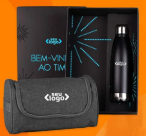 Kit Necessaire E Garrafa - 2 Pçs