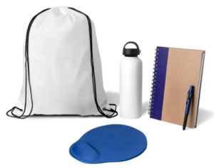 Kit Boas Vindas - 5 Pçs - Branco/Azul
