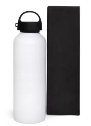 Garrafa Em Alumínio Branco - 600 Ml