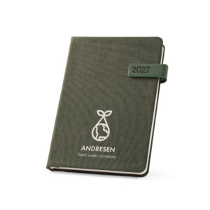 ANDRESEN A5. Agenda em PET reciclado (100% rPET